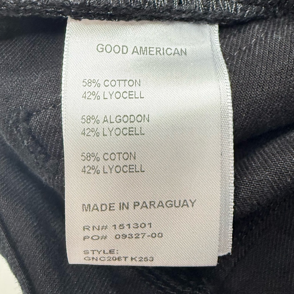 👖 Good American | Good Legs Distressed Jeans | Black |  Size 10/30 - Picture 8 of 12